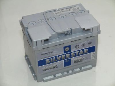 Лот: 8182337. Фото: 1. Аккумулятор SilverStar 65А обратная... Аккумуляторы
