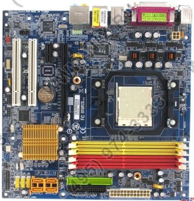 Лот: 10553162. Фото: 1. Материнская плата Gigabyte GA-M61PM-S2... Материнские платы