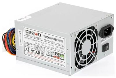 Лот: 5172750. Фото: 1. Crown CM-PS-400W стандарт ATX... Корпуса, блоки питания