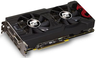 Лот: 23524911. Фото: 1. видеокарта power color rx570 4gb. Видеокарты