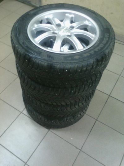 Лот: 4539034. Фото: 1. Шины на дисках 195/60 R15 Nordman... Шины на дисках