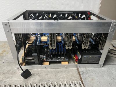 Лот: 20005725. Фото: 1. Майнинг ферма gtx1060 6Gb 6 штук. Майнинг фермы, товары для майнинга