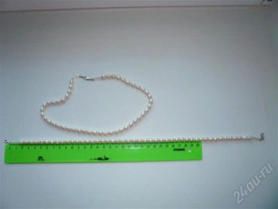 Лот: 500991. Фото: 1. Жемчужное ожерелье. Жемчуг. Цепочки