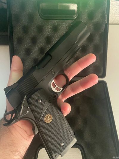 Лот: 18043780. Фото: 1. Страйкбольный Пистолет (KJW) 1911A1... Пейнтбол, страйкбол