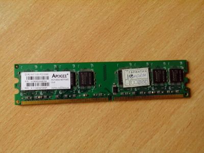 Лот: 4905930. Фото: 1. Apogee DDR2 PC-5300 (667) 1GB. Оперативная память
