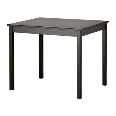 Лот: 8957436. Фото: 1. Стол "Олмстад" ikea чёрный (70... Столы, стулья, обеденные группы