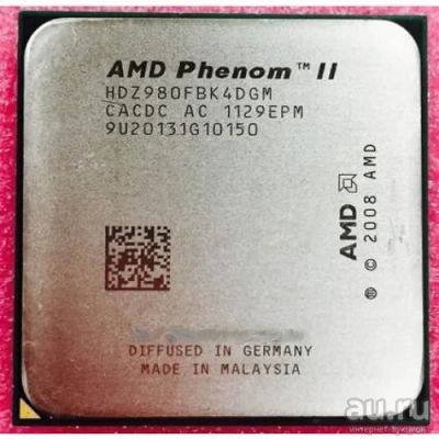 Лот: 15199980. Фото: 1. Процессор AMD Phenom II X4 980... Процессоры