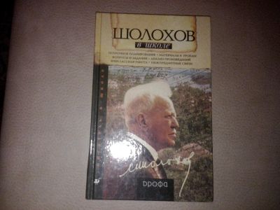 Лот: 7179572. Фото: 1. Шолохов в школе. Для школы