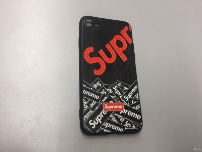 Лот: 13414053. Фото: 1. Чехол iPhone 7/8 с принтом (Supreme... Чехлы, бамперы