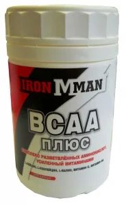 Лот: 4420846. Фото: 1. ВСАА плюс от Ironman ( 200 капс-20... Спортивное питание, витамины