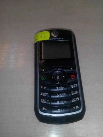 Лот: 8014768. Фото: 1. № 233 Motorola C118. Кнопочные мобильные телефоны