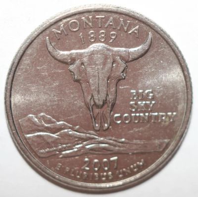 Лот: 10018902. Фото: 1. квотер (25 центов) 2007 год. США... Америка
