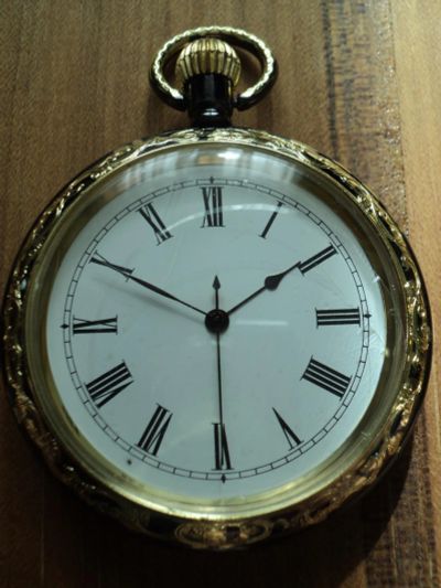 Лот: 9489823. Фото: 1. Часы карманные цвет черный с золотом... Драгоценные наручные часы