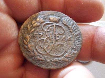 Лот: 14567206. Фото: 1. 2 копейки 1766 года,ММ. Неплохие... Россия до 1917 года