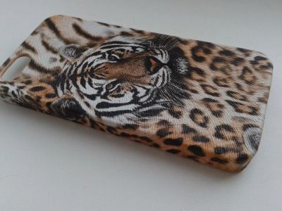 Лот: 3612557. Фото: 1. Чехол для Iphone 5/5s. С тигром. Чехлы, бамперы