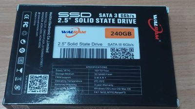 Лот: 24386323. Фото: 1. Новый SSD диск 240gb (sata 3.0... SSD-накопители