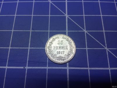 Лот: 13071587. Фото: 1. 25 пенни 1917 русская Финляндия... Россия до 1917 года