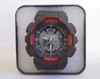 Лот: 4971230. Фото: 1. Часы Casio G-shock черный, красный. Другие наручные часы
