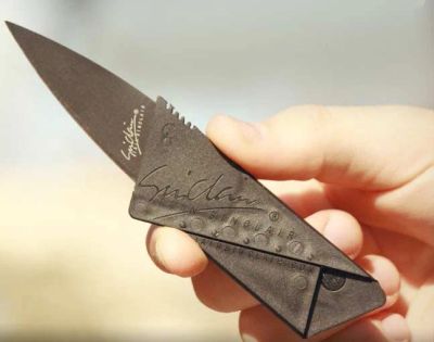 Лот: 3633710. Фото: 1. Нож кредитка CardSharp. Сувенирные мелочи