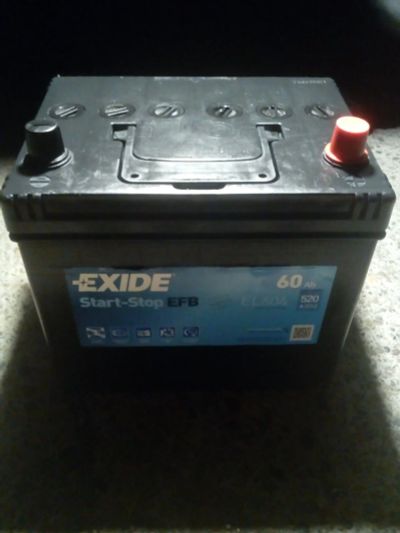 Лот: 12493367. Фото: 1. Отличный аккумулятор Exide start-stop... Аккумуляторы