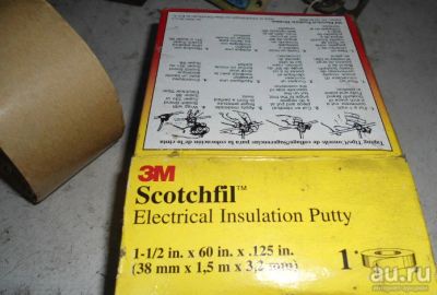 Лот: 17304555. Фото: 1. Scotchfil 38мм х 1.5м, Мастика... Клеи, герметики, пена монтажная, клейкие ленты