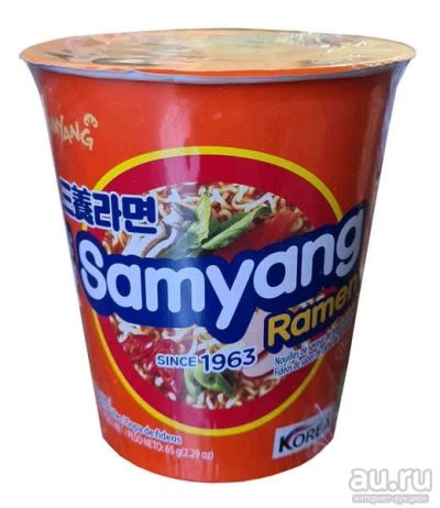 Лот: 17598831. Фото: 1. лапша samyang рамен говядина ветчина... Японская кухня