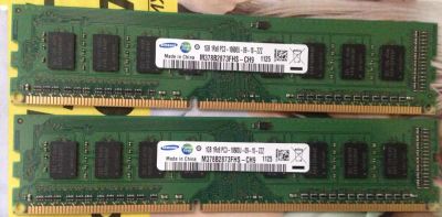Лот: 6807620. Фото: 1. Samsung 1gb PC3-10600U (2шт, цена... Оперативная память