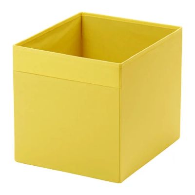 Лот: 7558854. Фото: 1. IKEA / ИКЕЯ - ДРЁНА Коробка, желтый. Другое (хранение вещей)