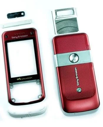 Лот: 25352906. Фото: 1. Корпус Sony Ericsson W760 Красный... Корпуса, клавиатуры, кнопки