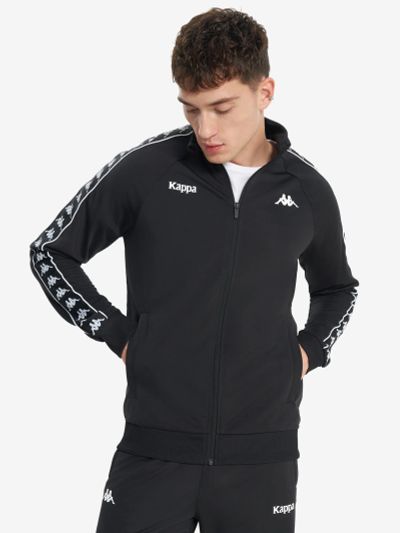 Лот: 25543843. Фото: 1. Толстовка мужская Kappa, Черный. Легкие куртки, толстовки