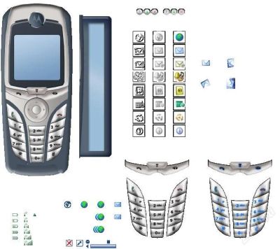 Лот: 91546. Фото: 1. Motorola c380 + зарядка + 3 батареи... Кнопочные мобильные телефоны