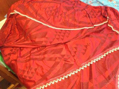Лот: 1597211. Фото: 1. шторы красные. Шторы, тюль