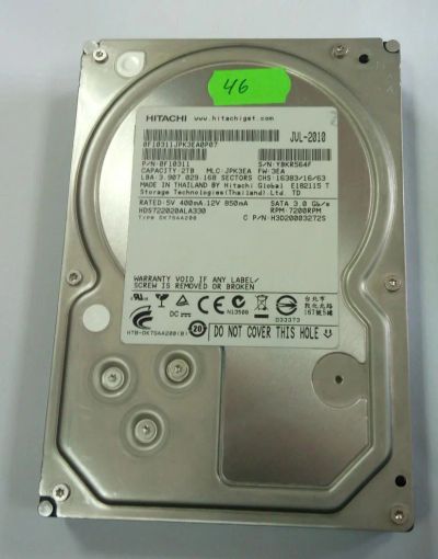Лот: 7802007. Фото: 1. Жесткий диск Hitachi HDS722020ALA330... Жёсткие диски (HDD)