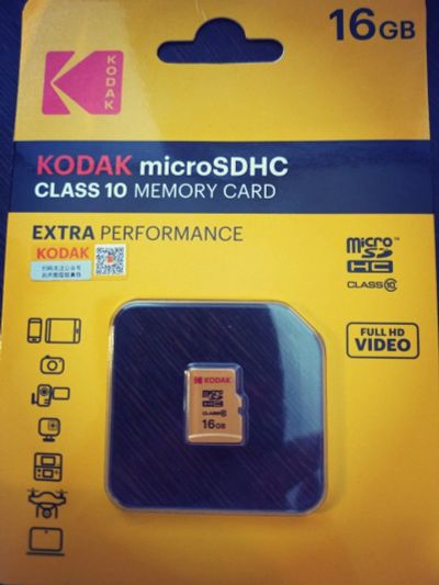 Лот: 16422007. Фото: 1. Новая флеш-карта Micro SD 16gb... Карты памяти