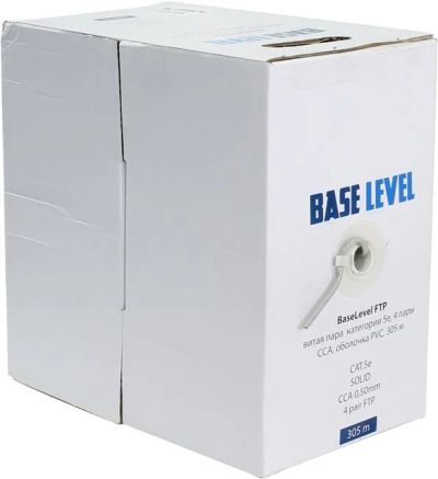 Лот: 6806815. Фото: 1. Кабель витая пара алюминий BaseLevel... Шлейфы, кабели, переходники