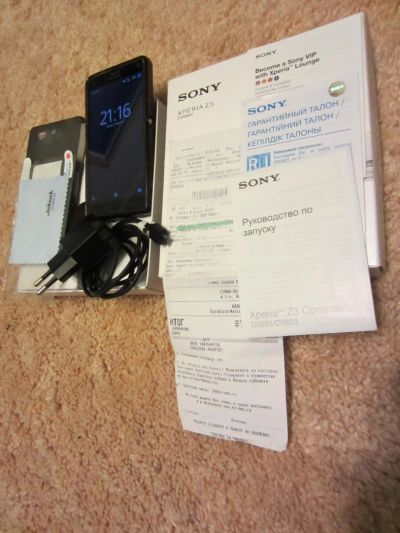 Лот: 8004855. Фото: 1. Sony Xperia Z3 Compact! Полный... Смартфоны