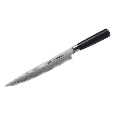 Лот: 25357215. Фото: 1. Нож для нарезки SAMURA Damascus... Столовые приборы, ножи