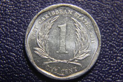 Лот: 13777903. Фото: 1. (811) Восточные Карибы 1 цент... Америка