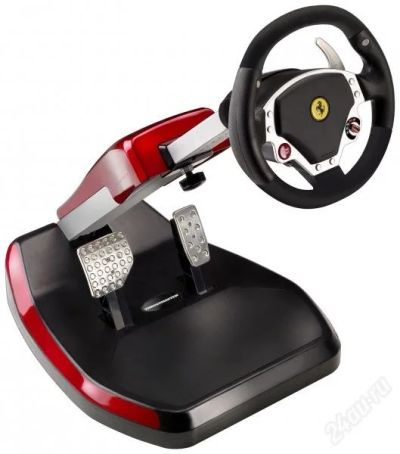 Лот: 1488082. Фото: 1. Руль Беспроводной Ferrari Wireless... Аксессуары для игровых приставок, консолей, геймпады