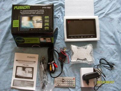 Лот: 1871726. Фото: 1. Монитор-телевизор FUSION 7". Мониторы, DVD