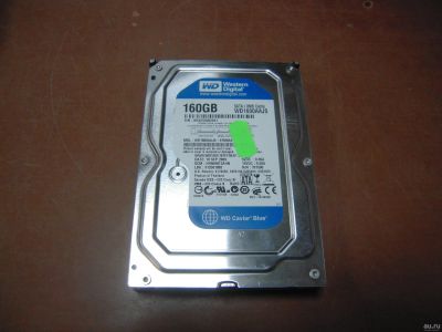 Лот: 13690145. Фото: 1. Жесткий диск 160gb WD1600AAJS... Жёсткие диски (HDD)