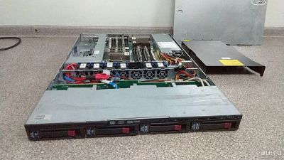 Лот: 15395204. Фото: 1. Сервер 1U HP DL 160G6 4GB ОЗУ... Серверы RackMount