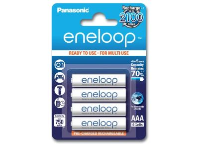 Лот: 7669978. Фото: 1. аккумулятор AAA Eneloop, BK-4MCCE... Батарейки, аккумуляторы, элементы питания