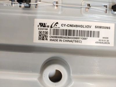 Лот: 23534298. Фото: 1. подсветка в сборе tv Samsung UE49NU7300... Запчасти для телевизоров, видеотехники, аудиотехники