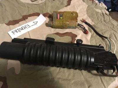 Лот: 12235502. Фото: 1. Страйкбольный гранатомет M203... Пейнтбол, страйкбол