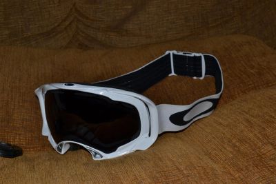 Лот: 3377103. Фото: 1. Маска Oakley Splice White (Dark... Другое (сноубординг)