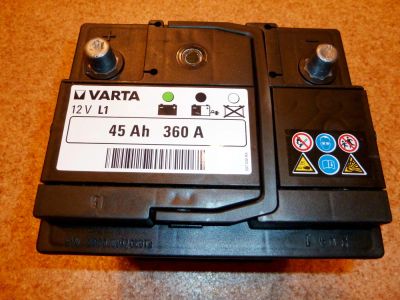 Лот: 6923178. Фото: 1. Аккумулятор VARTA 45Ah. Аккумуляторы
