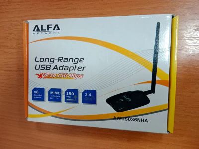 Лот: 19564023. Фото: 1. Адаптер Alfa Network AWUS036NHA... WiFi, Bluetooth адаптеры