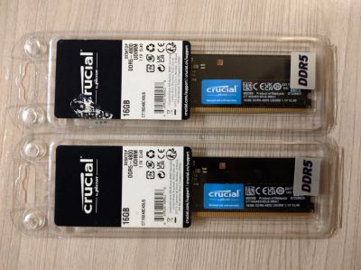 Лот: 23360455. Фото: 1. Crucial DDR5 32Gb 4800Mhz. Оперативная память