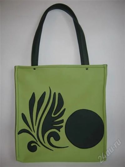 Лот: 2948099. Фото: 1. Эксклюзивная сумка "Зелёная". Работа с кожей